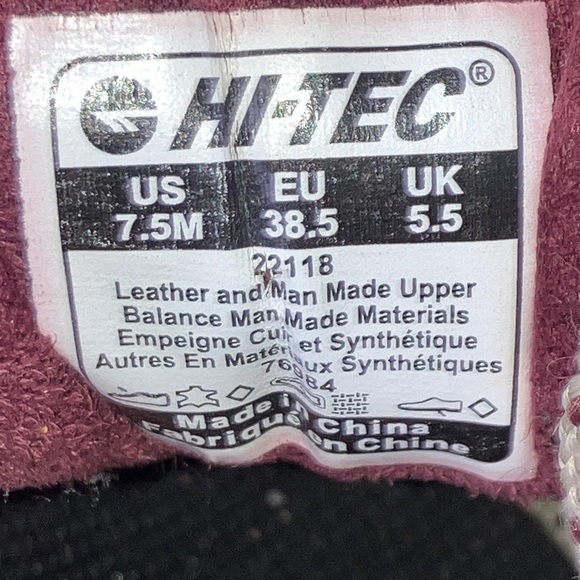 Hi-Tec Women's 7 1/2 hiking waterproof athletic walking Shoes - Picture 2 of 14